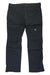 The Eddie Bauer First Ascent Men's Guide Pro Pant is a pair of dark, straight-leg hiking pants with front pockets, button closure, a small left thigh logo, and water-resistant fabric, shown laid flat on a white background.