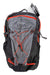 26L backpack with orange piping, adjustable shoulder straps, and front organizer panel