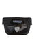 Black handlebar bag with top flap and textured front pocket, Ortlieb logo patch