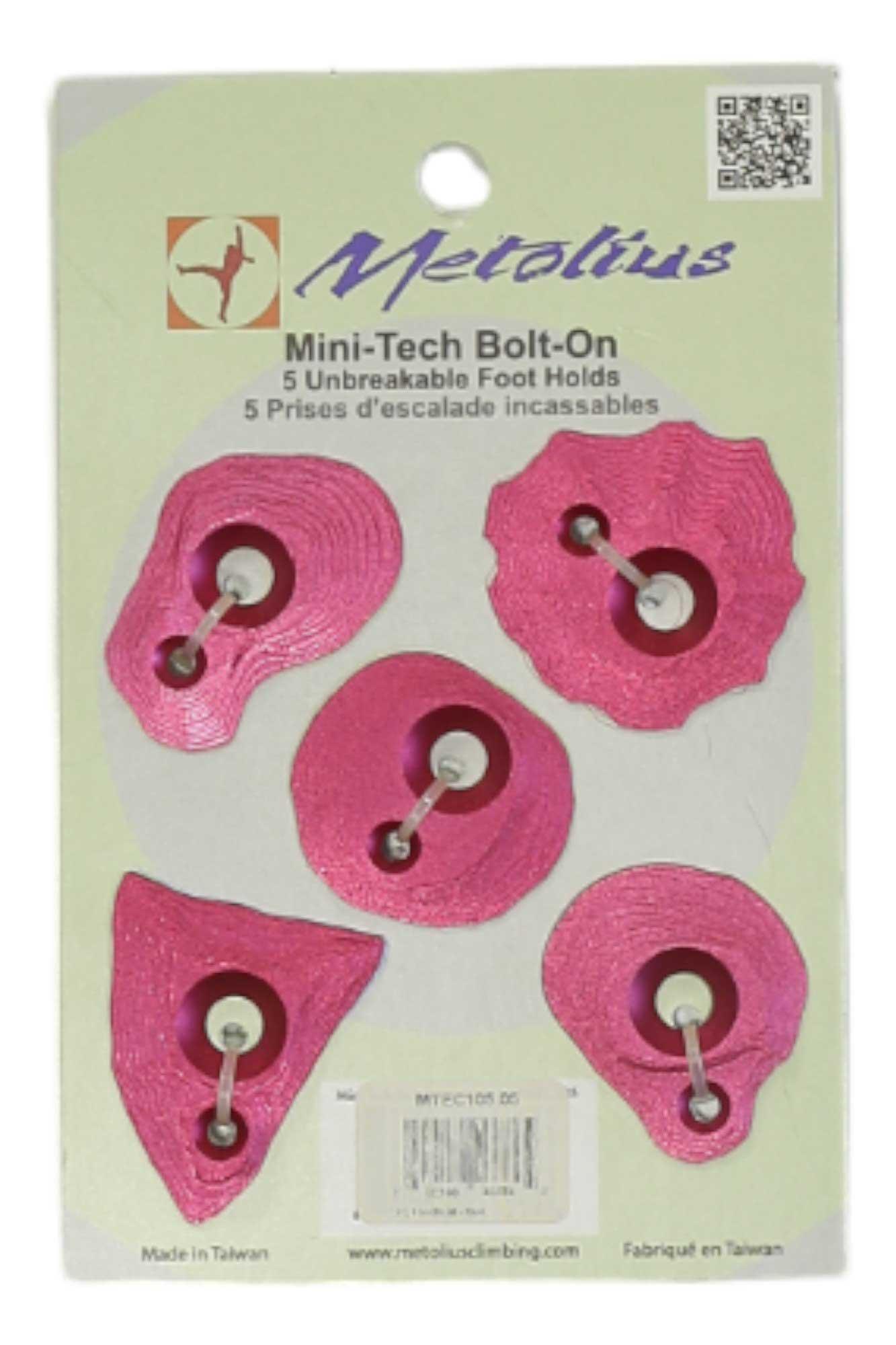 Metolius Mini Tech Foot Holds - 5 Pack Metolius
