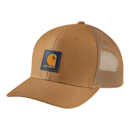 Carhartt Mens Rugged Flex Twill Mesh-Back Logo Patch Cap Carhartt