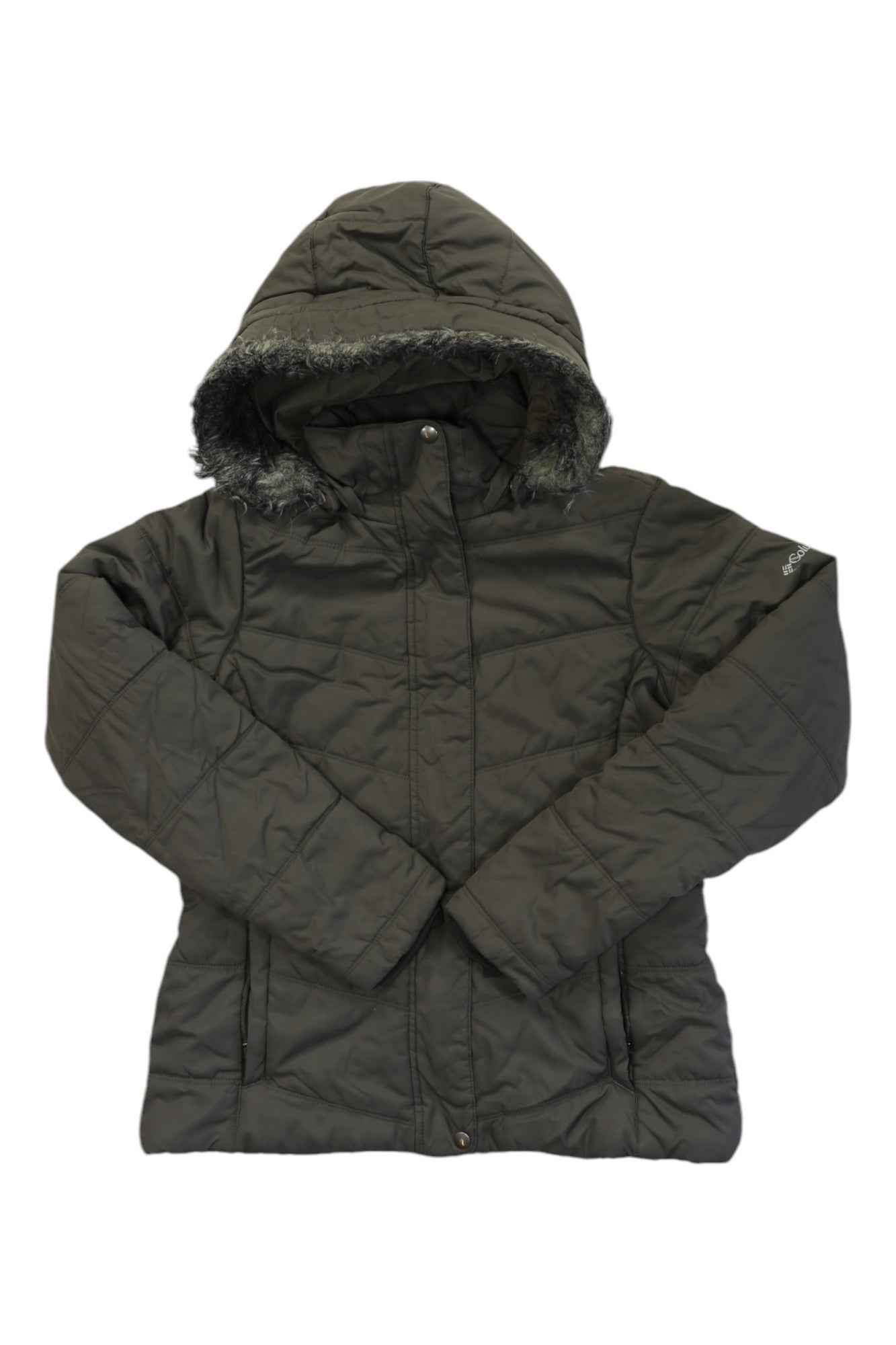 Womens Simply Snowy Insulated Jacket - Good_RES000002723 / Medium / grey:#5d4037 - primary image