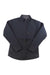 The Royal Robbins Women's Shadowquilt Reversible Jacket, a dark blue quilted long-sleeve with stand-up collar, snap button closure, and zippered chest pocket, is shown on a plain white background.