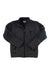 The Lost Horizons Men's Oxford Fleece Lined Sweater in dark gray features black shoulder and elbow patches, two zippered chest pockets, and a stand-up collar, shown laid flat on a white background.