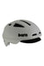 The Bern Major MIPS Helmet - Bike is a white helmet with ventilation slots and a small black visor, featuring "bern" in black on the side. It includes the Multi-Directional Impact Protection System for enhanced safety.