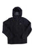The Outdoor Research Men's Dryline Rain Jacket is a black waterproof hiking jacket with a hood, front zipper, and "OR" logo on the left chest, shown against a white background—stylish and practical for outdoor adventures.