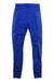 The Saucony Women's Solstice Tight features a bright blue color, high waistband, fitted legs, subtle side panels, a small upper thigh logo, and reflective detailing for visibility.
