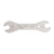 The Park Tool DCW-1 Double-Ended Cone Wrench features open jaws labeled 13 and 14, ideal for bike repairs, with "Park Tool USA DCW-1" engraved on the center.