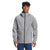 A young man stands and smiles against a plain white background, wearing The North Face Mens Valle Vista Jacket—a light gray, lightweight jacket featuring a front zipper and The North Face logo on the chest.