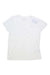 The Under Armour Women's UA Tech Solid V-Neck SS Top, shown in white with a small logo on the lower right chest, offers moisture-wicking comfort—perfect as a women's fitness shirt.