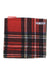 The Phunkshun Wear Tempest Thermal Tube features a red, black, and white plaid design made from recycled fiber, with "PHUNKSHUN" printed in white on the top right corner.