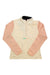 The Picture Women’s Tahita 1/4 Grid Fleece Top is a stylish cream and peach fleece pullover with a half-zip, moisture-wicking fabric, and a colorful chest logo—perfect as a mid-layer for any outfit.