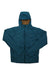 The Mens WarmCube Active Alt HB Jacket in teal features 700 fill down insulation, a front zipper, long sleeves, and two side pockets, shown flat on a white background.