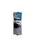 A SealLine Discovery View Dry Bag, 5L, is shown upright in packaging featuring product branding. The bag has a transparent waterproof body, black roll-top closure, and a PurgeAir valve.
