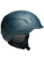 A Smith Nexus Helmet in matte dark blue, featuring MIPS technology, black mesh ear pads, ventilation slits, an adjustable fit system, and chin strap; shown from the side against a white background.