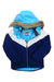 The Spyder Girls Lola Jacket is a kids’ winter jacket featuring blue and navy color blocking, PrimaLoft insulation, a white mid-accent, front zipper, and a hood lined with faux fur trim.