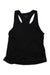 The Outdoor Research Womens Echo Tank in black is displayed flat on a white background. Its soft, lightweight, moisture-wicking fabric and visible OR logo make it an ideal women's hiking shirt.