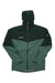 The Mammut Mens Convey Tour HS Hooded Jacket is a lightweight two-tone green GORE-TEX jacket with a hood, front zipper, two zippered pockets, and the Mammut logo on the left chest—ideal for outdoor adventures.