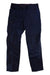 Helly Hansen Mens Oxford Pant in navy blue, featuring button and zip closure, side pockets, and a right thigh flap pocket—ideal for outdoor adventures. Shown laid flat on a white background.