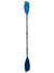 The Wilderness Systems Origin Touring Glass Paddle features a blue adjustable design with fiberglass reinforced blades and a black shaft, displayed vertically on a white background.