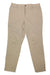 A pair of Orvis Mens Pro Skiff Pants in beige, featuring straight legs, belt loops, button closure, and front seams. Made from DWR-coated stretch nylon for durability and UPF 50 sun protection. Displayed flat on a white background.