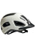 The Serfas Metro Helmet is a white and black cycling helmet featuring multiple ventilation holes, a black adjustable chin strap, a small front visor, and the CPSC certified Serfas brand name visible on the side.