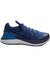 The Spyder Men's Tempo Active Shoe is a blue running shoe with SPYDER branding, a white and blue sole, breathable mesh upper, and blue laces for lightweight athletic performance.