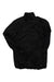 The Sugoi Men's Stash Jacket is a plain black zip-up cycling jacket with long sleeves, a high collar, and lightweight weather protection, shown laid flat on a white background.