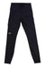 Under Armour Women's HeatGear Armour Pocket Hi Rise Legging in black with a high-rise waistband and small white logo on the upper left thigh. Moisture-wicking design keeps you cool and comfortable during workouts. Laid flat on a white background.