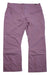 A pair of Obermeyer Womens Bliss Pant insulated ski pants in light purple, featuring zippered pockets and a button closure, laid flat on a white background.