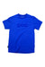 The POC Sports Juniors' Tee is a bright blue cotton crew neck kids’ outdoor t-shirt with "poc" in matching blue on the chest, a round neckline, and a small black tag on the bottom left.