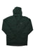 The Outdoor Research Men's Foray 3-In-1 Parka is a dark green waterproof insulated jacket with a hood, long sleeves, front zipper, and a small OR logo on the left chest. It is laid flat against a white background.