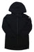 The Burton Womens Prowess 2.0 Jacket is a black hooded jacket with a front zipper, long sleeves, and a small triangular logo on the upper left arm. It features ThermacoreEco insulation for warmth and comfort, shown laid flat on a white background.