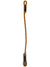 The Sterling Rope Phenom Dynamic Lanyard is a yellow and orange rope lanyard with reinforced end loops, ideal for work positioning, shown isolated on a white background.