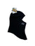 The Turtle Fur Kids' Micro Fur Ninja Balaclava in black, crafted from soft micro fur fleece with a small side logo tag and attached product tags, is shown against a plain white background.