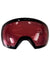 The Zeal Hangfire Goggle Lens features a curved, red-tinted lens in a black frame that offers UV protection and reflective clarity for clear vision while skiing or snowboarding.