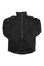 Juniors' hooded jacket, black with front zipper and HH logo on chest