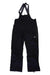 The Picture Mens Avening Bib Pant is a waterproof black snow bib with adjustable shoulder straps, front zipper, and side pockets—perfect for skiing, shown laid flat on a white background.