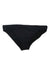 The TYR Women's Lula Classic Bikini Bottom in plain black features an adjustable waist and is shown on a white background.