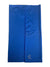 The Sunday Afternoons Kid's UVShield Cool Gaiter is a bright blue, rectangular fabric with a central seam and a small UPF 50+ sun-and-wave logo on the lower right corner for sun protection.