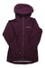 The Montane Womens Phase Jacket in maroon is a breathable shell hooded jacket with a front zipper, shown flat on a white background. The Montane logo appears on the left chest.