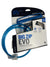 Packaged blue Big Zip EVO lumbar reservoir with clear tube and bite valve
