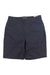 The Royal Robbins Men's Active Traveler Stretch Short is navy blue with front and side pockets, button closure, and belt loops. Made from quick-dry fabric, these men's hiking shorts are perfect for adventures. Shown laid flat on a white background.