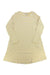 The Toad & Co Women's Foothill LS Swing Dress is a long-sleeved, knee-length travel dress with yellow and white horizontal stripes, shown flat on a white background.