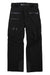 The Helly Hansen Mens Garibaldi 2.0 Pant, in black, features multiple zippered pockets and reinforced knees, shown laid flat on a white background.