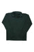 The Outdoor Research Men's Baritone Quarter Zip Top is a dark green long-sleeve pullover with UPF 30 protection and moisture wicking, featuring a quarter-zip front and stand-up collar, shown laid flat on a white background.