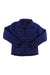 A Marmot Womens Echo Featherless Jacket in navy blue, with 3M Thinsulate Featherless insulation, quilted puffer design, front zipper, and long sleeves, is laid flat on a white background.