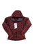 The Rab Womens Cirrus Flex 2.0 Hoody is a maroon insulated jacket with a hood, front zipper, and attached tag. Its quilted body and hood reflect the Cirrus Flex style, while smooth sleeves enhance this lightweight, chic jacket’s look.