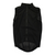 Men's lightweight gilet, black, full-zip front with mesh under-hem panel