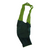 Lightweight bib shorts, green with dark green lower panel and straps